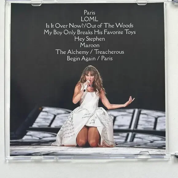 Taylor Swift The Eras Tour Live in Paris Surprise Song CD - Picture 3 of 4